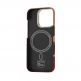Кевларен кейс с MagSafe за iPhone 16 Pro Max - Benks GoldenTide ArmorAir Magnetic Kevlar Case 600D (червен-оранжев) 3
