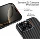 Поликарбонатов кейс с карбонов ефект с MagSafe за Samsung Galaxy S25 Ultra - Tech-Protect Ion Carbon case (черен-сребрист) 1