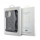Дизайнерски кожен кейс с връзка за носене през врата за iPhone 16 Pro Max - Guess PU IML 4G Printed Case With Crossbody Strap (кафяв) 4