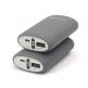 Platinet Power Bank Dual 2 x 5000mAh Docking Station - комплкет 2 броя външни батерии с док станция за тяхното зареждане (сив) 3