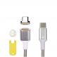 4smarts Magnetic USB-C to USB-C Cable GRAVITYCord 2.0 Ultimate - USB-C кабел с магнитен накрайник за устройства с USB-C (180см) (сребрист) 5
