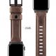 Urban Armor Gear Leather Strap - кожена (естествена кожа) каишка за Apple Watch 38мм, 40мм (кафяв) 6