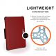 Urban Armor Gear Metropolis Folio Case - удароустойчив хибриден кейс от най-висок клас за iPad Mini 5 (2019) (червен-черен) 3
