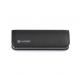 Platinet Power Bank Leather 2600mAh + microUSB cable - външна батерия 2600mAh за зареждане на мобилни устройства (черен) 1