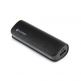 Platinet Power Bank Leather 2600mAh + microUSB cable - външна батерия 2600mAh за зареждане на мобилни устройства (черен) 3