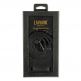 LAVAVIK Cross-Body Phone Purse with Card Compartment - кожен калъф с джоб и лента за врата за iPhone XS (черен) 3
