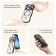 Хибриден удароустойчив кейс с MagSafe за iPhone 17 Pro Max -  Rock Guard Lens Protection Magnetic Case (прозрачен) 4