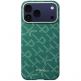Кевларен кейс с MagSafe за iPhone 17 Pro Max - Pitaka Monogram Gold-Green Ultra Slim Aramid Fiber Case 2