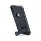 Moshi Kameleon Case - удароустойчив кожен кейс за iPhone XS, iPhone X (тъмносин) 3