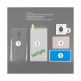 4smarts 360° Protection Set - тънък силиконов кейс и стъклено защитно покритие за дисплея на Xiaomi Mi A2 (прозрачен) 2