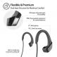 iLuv ClipBack Strap for Apple AirPods - силиконово въженце с кукички за безжични слушалки Apple AirPods (черен) 3