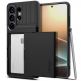 Хибриден удароустойчив кейс с отделение за кр. карти за Samsung Galaxy S26 Ultra - Spigen Slim Armor CS Case (черен) 1