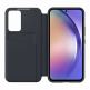 Оригинален калъф, през който виждате информация от дисплея за Samsung Galaxy A54 - Samsung Galaxy S-View Wallet Cover EF-ZA546CBEGWW (черен) 3