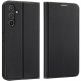 Кожен калъф с поставка и отделение за кр. карти за Samsung Galaxy A54 5G - Dux Ducis Skin X2 Case (черен) 1