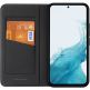 Кожен калъф с поставка и отделение за кр. карти за Samsung Galaxy A54 5G - Dux Ducis Skin X2 Case (черен) 2