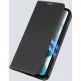Кожен калъф с поставка и отделение за кр. карти за Samsung Galaxy A54 5G - Dux Ducis Skin X2 Case (черен) 4