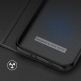 Кожен калъф с поставка и отделение за кр. карти за Samsung Galaxy A54 5G - Dux Ducis Skin X2 Case (черен) 7