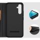 Кожен калъф с поставка и отделение за кр. карти за Samsung Galaxy A54 5G - Dux Ducis Skin X2 Case (черен) 8