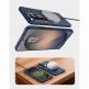 Кевларен кейс с MagSafe за  Samsung Galaxy S26 Ultra - Benks ArmorGrid ArmorAir Magnetic Kevlar Metal Frame Case 600D (син) 6