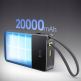 Външна батерия 10000 mAh с вграден USB-C кабел и 1xUSB-C, 1xUSB-A портове - Baseus EnerFill FC51 Bipow 2 Pro Digital Display Power Bank With USB-C Cable 22.5W 20000mAh (черен) 3
