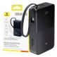 Външна батерия 10000 mAh с вграден USB-C кабел и 1xUSB-C, 1xUSB-A портове - Baseus EnerFill FC51 Bipow 2 Pro Digital Display Power Bank With USB-C Cable 22.5W 20000mAh (черен) 5