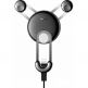 Baseus YY Car Mount Holder - поставка за радиатора на кола за смартфони с дисплеи до 6.5 инча и Lightning кабел (100 см) (сребриста) 1