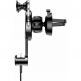 Baseus YY Car Mount Holder - поставка за радиатора на кола за смартфони с дисплеи до 6.5 инча и Lightning кабел (100 см) (сребриста) 2
