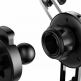 Baseus YY Car Mount Holder - поставка за радиатора на кола за смартфони с дисплеи до 6.5 инча и Lightning кабел (100 см) (сребриста) 3