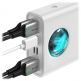 Baseus Amblight Power Bank with Digital Display Quick Charge - външна батерия 30000 mAh с 4xUSB и USB-C изходи за зареждане на смартфони и таблети (бял) 4