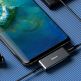 Baseus USB-C Male + 3.5mm Female Adapter L57 - пасивен адаптер USB-C към 3.5 мм. аудио изход и USB-C изход за устройства с USB-C порт (черен) 5