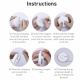 Baseus YOYO Apple Watch Wireless Charger - докинг станция за зареждне на Apple Watch с включен кабел (1м) (бял) 3