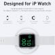 Baseus YOYO Apple Watch Wireless Charger - докинг станция за зареждне на Apple Watch с включен кабел (1м) (бял) 5