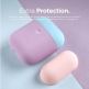 Elago Airpods Duo Silicone Case - силиконов калъф за Apple Airpods 2 with Wireless Charging Case (лилав-син) 4
