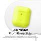 Elago Airpods Silicone Case - силиконов калъф за Apple Airpods 2 with Wireless Charging Case (жълт-фосфор) 6