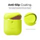 Elago Airpods Silicone Case - силиконов калъф за Apple Airpods 2 with Wireless Charging Case (жълт-фосфор) 7