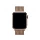 Apple Milanese Loop Stainless Steel - оригинална стоманена каишка за Apple Watch 38мм, 40мм (златист)  1