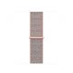 Apple Pink Sand Sport Loop - оригинална текстилна каишка за Apple Watch 42мм, 44мм (розов) 2