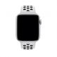Apple Watch Nike+ Sport Band - оригинална силиконова каишка за Apple Watch 38мм, 40мм (бял-черен)  1