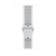 Apple Watch Nike+ Sport Band - оригинална силиконова каишка за Apple Watch 38мм, 40мм (бял-черен)  2