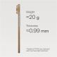 Кевларен кейс с MagSafe за iPhone 17 Air - Pitaka Glints of Gold Edge Ultra Slim Aramid Fiber Case 5