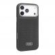Дизайнерски кожен кейс с MagSafe за iPhone 17 Pro - Audi GT Synthetic Leather MagSafe Case (черен) 1
