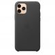 Apple iPhone Leather Case - оригинален кожен кейс (естествена кожа) за iPhone 11 Pro Max (черен) 4
