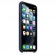 Apple Silicone Case - оригинален силиконов кейс за iPhone 11 Pro Max (тъмносин) 4
