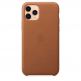Apple iPhone Leather Case - оригинален кожен кейс (естествена кожа) за iPhone 11 Pro (кафяв) 3