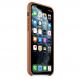 Apple iPhone Leather Case - оригинален кожен кейс (естествена кожа) за iPhone 11 Pro (кафяв) 4