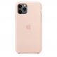 Apple Silicone Case - оригинален силиконов кейс за iPhone 11 Pro (розов пясък) 5