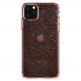 Spigen Liquid Crystal Glitter Case - тънък силиконов (TPU) калъф за iPhone 11 Pro Max (розов)  1