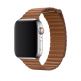Apple Saddle Brown Leather Loop Large - оригинална кожена каишка за Apple Watch 42мм, 44мм (кафяв) 1