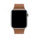 Apple Saddle Brown Leather Loop Medium - оригинална кожена каишка за Apple Watch 42мм, 44мм (кафяв) 2
