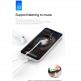 Baseus Plaid Backpack Power Bank Battery Case 3500mAh - удароустойчив кейс с вградена батерия за iPhone XS, iPhone X (бял) 2
